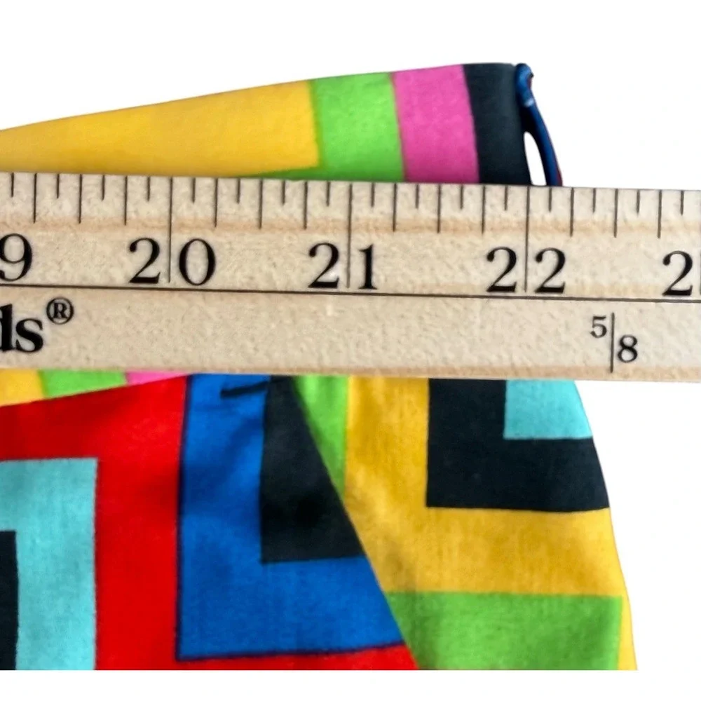 LOUDMOUTH‎ Golf Shorts Mens 43 Multicolor Zigzag Loud Pattern Flat Front