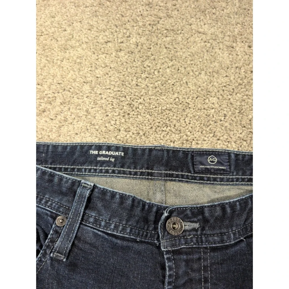 Ag Adriano Goldschmied Men Jeans Slim Straight in Dark Blue