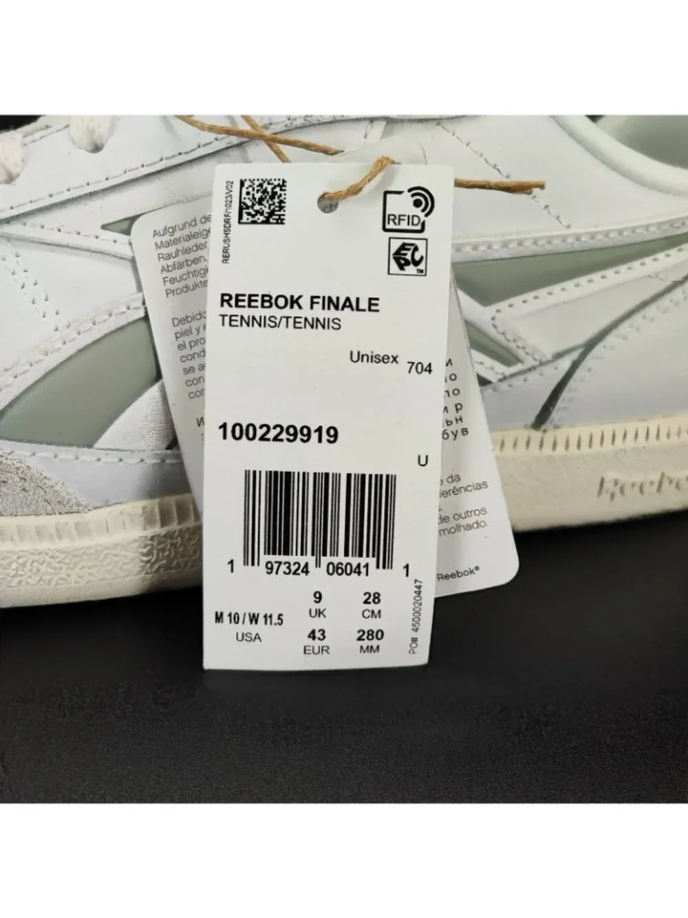 Reebok authentic finale