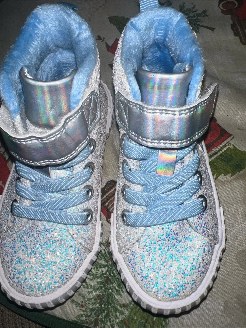 Disney glittery blue