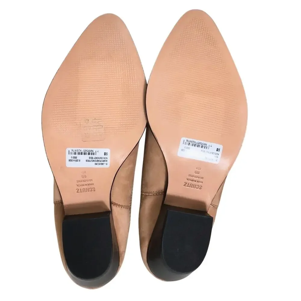 NEW Schutz Jaqueline Pointed Toe Booties