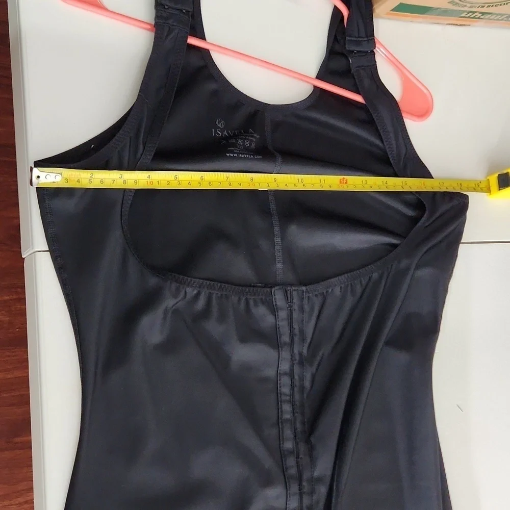 Isavela Bodysuit Compression Size 3X Black Surgery Shorts