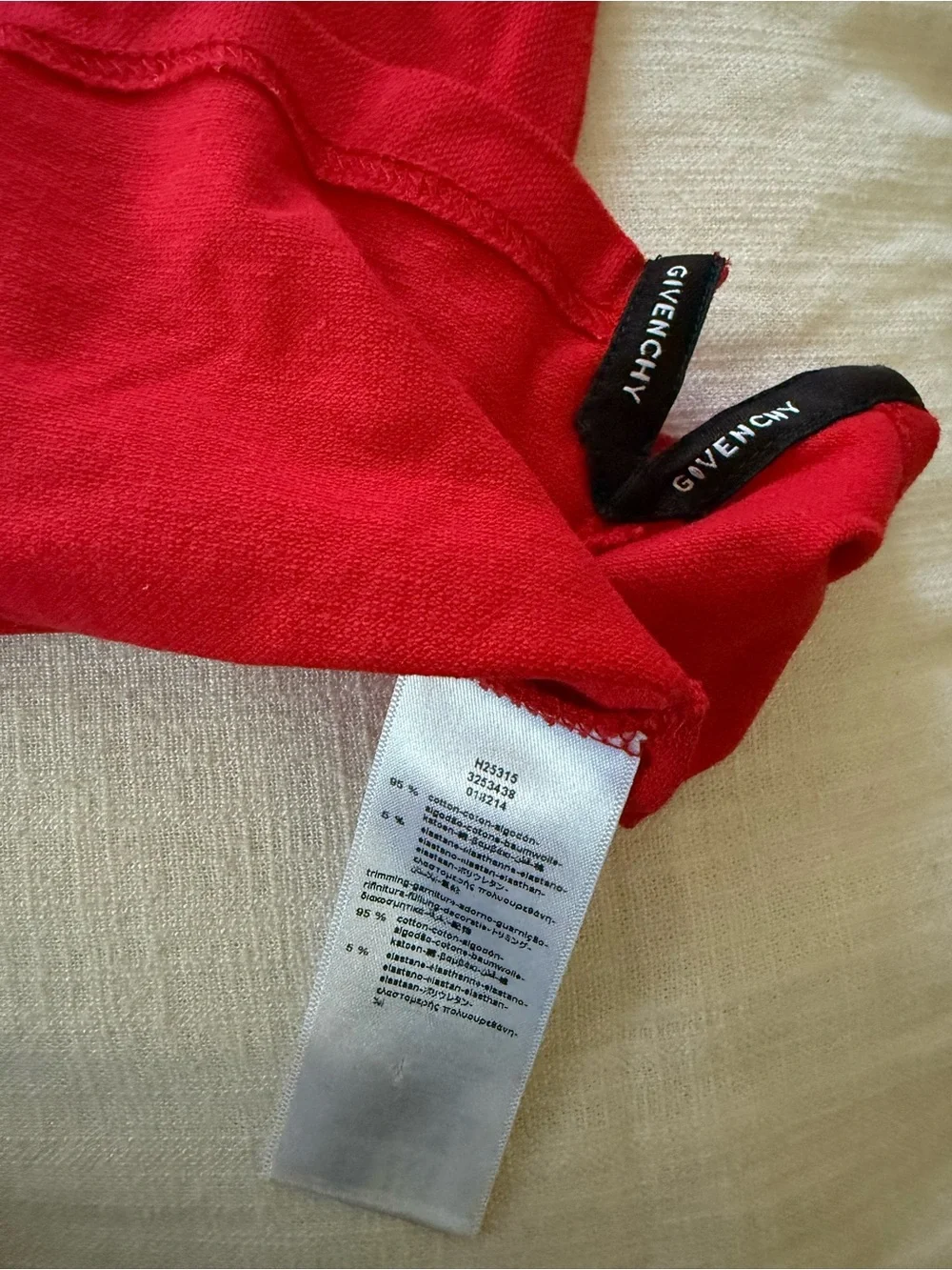 Givenchy vibrant red