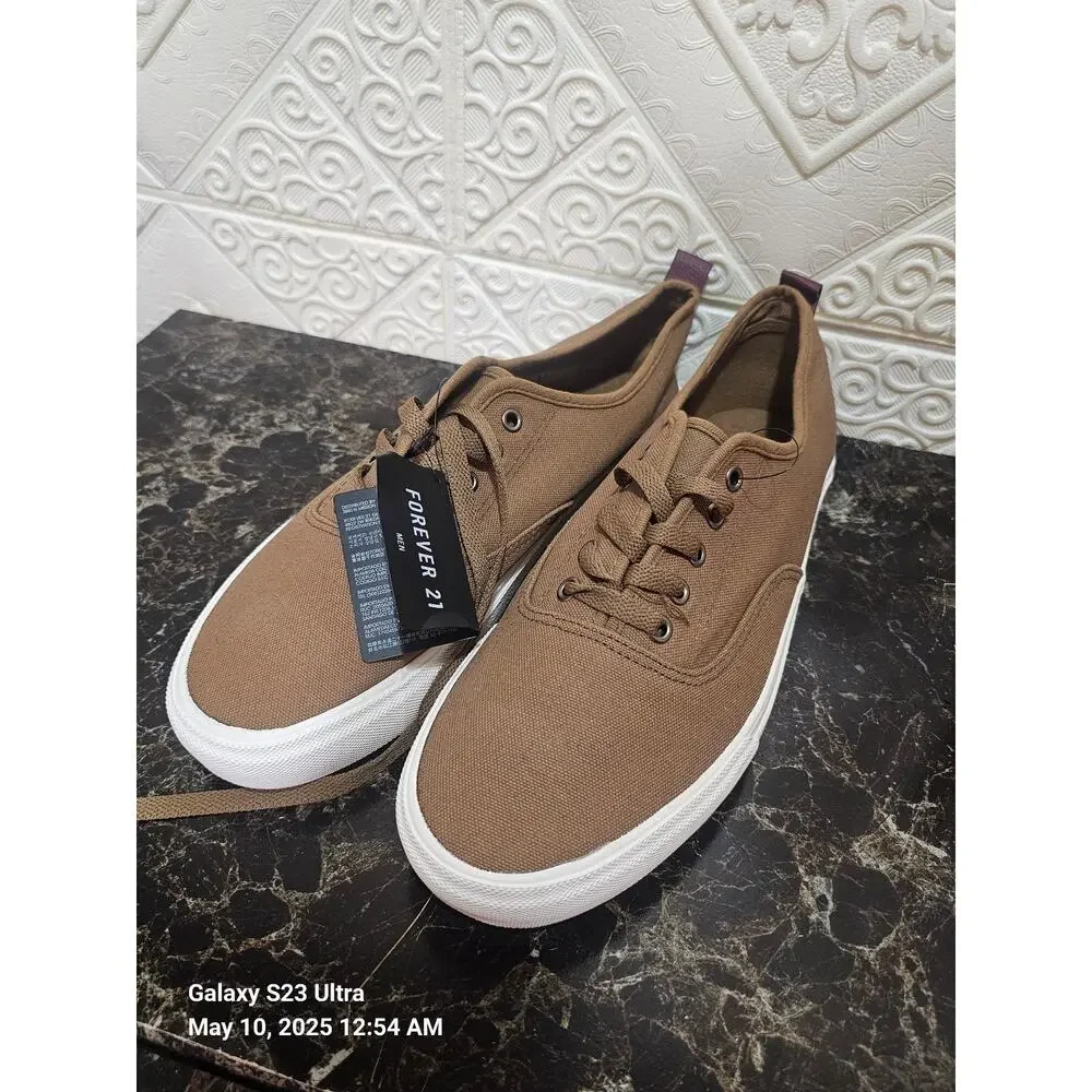 FOREVER 21 Men Khaki Solid Sneakers