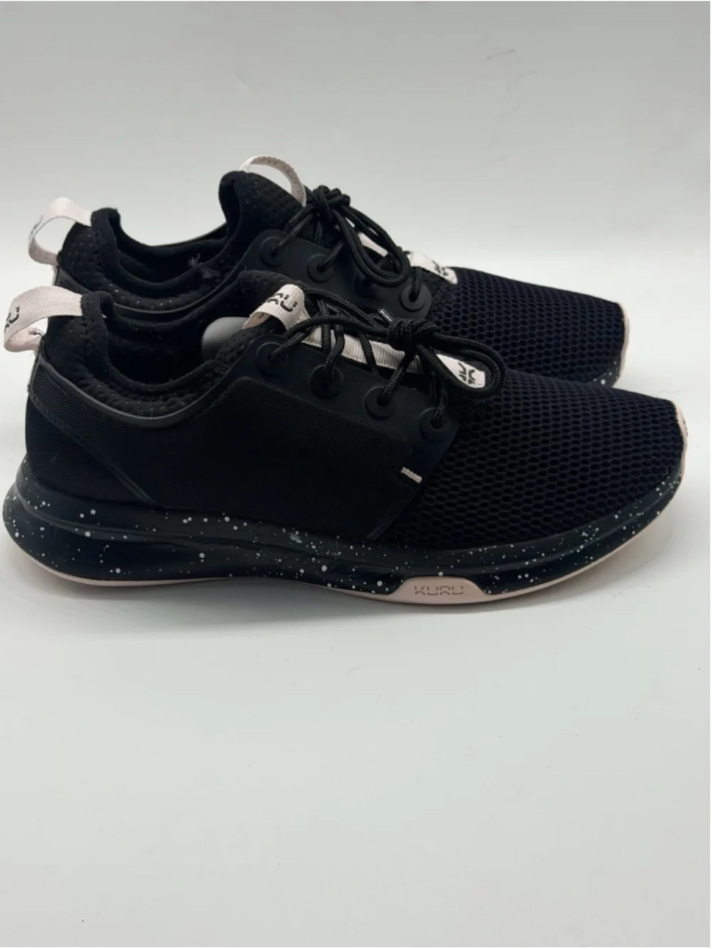 KURU Atom Athletic $160 Women's Sneakers Shoes Size 8 M Mesh Speckled Black