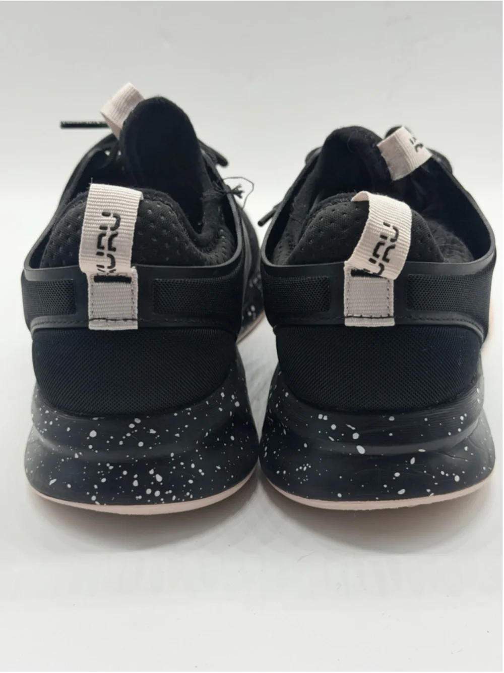 KURU Atom Athletic $160 Women's Sneakers Shoes Size 8 M Mesh Speckled Black