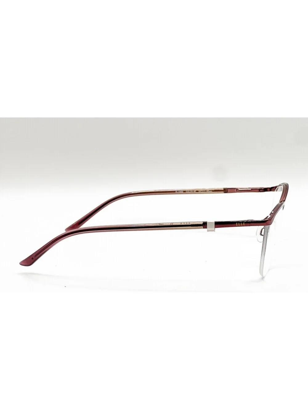 Elle EL13502 WI Wine Cat Eye Authentic Eyeglass Frames 53-17-140