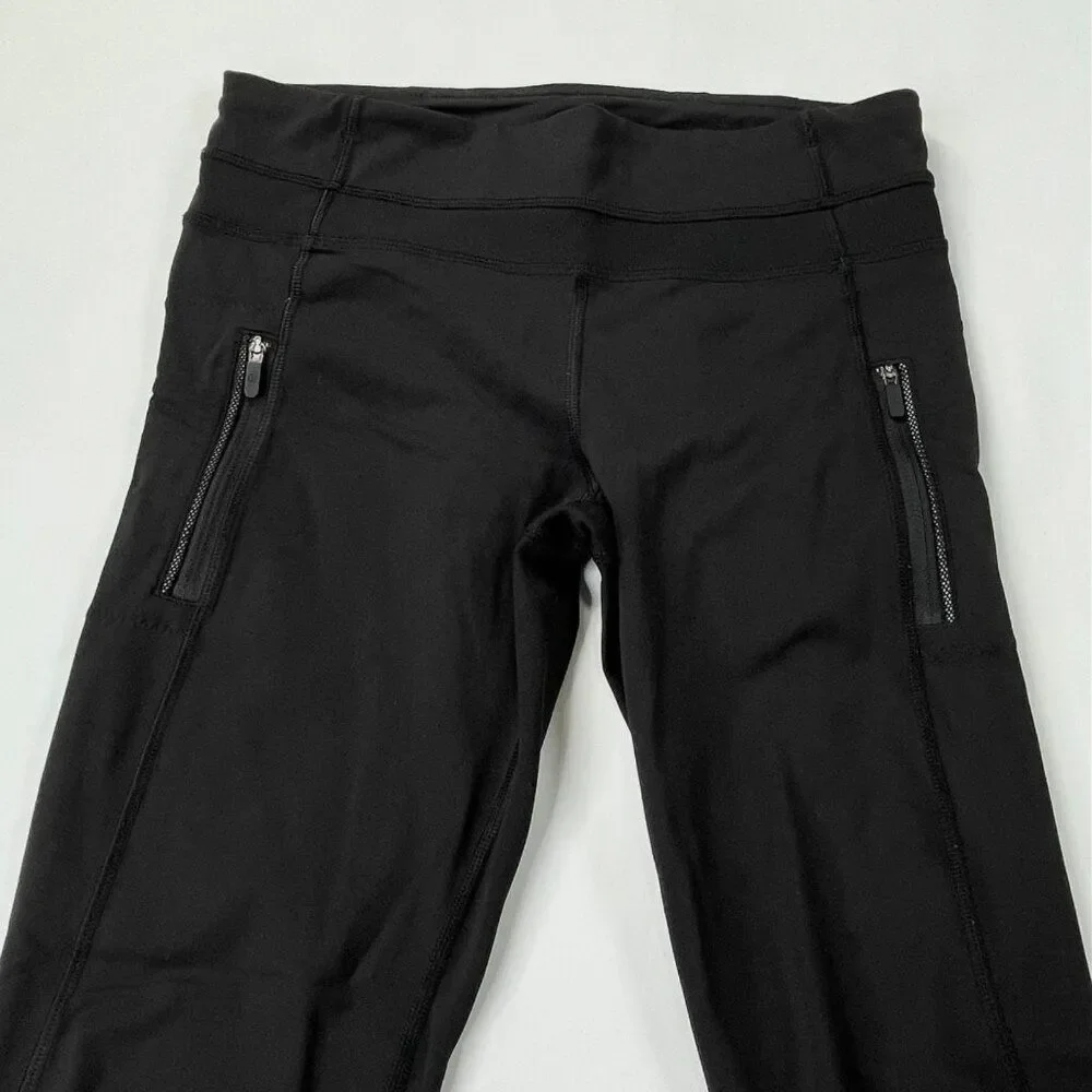 Lululemon Run Inspire Tight II Legging Black Womens 6