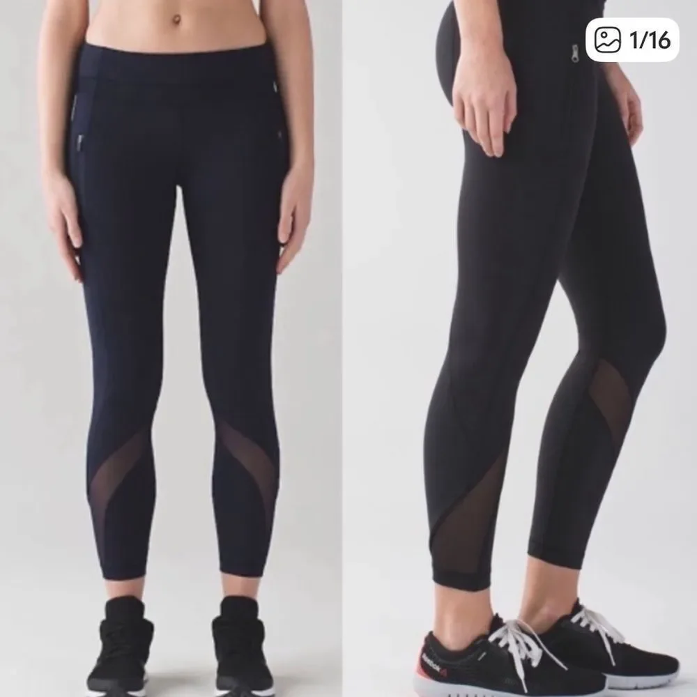 Lululemon Run Inspire Tight II Legging Black Womens 6