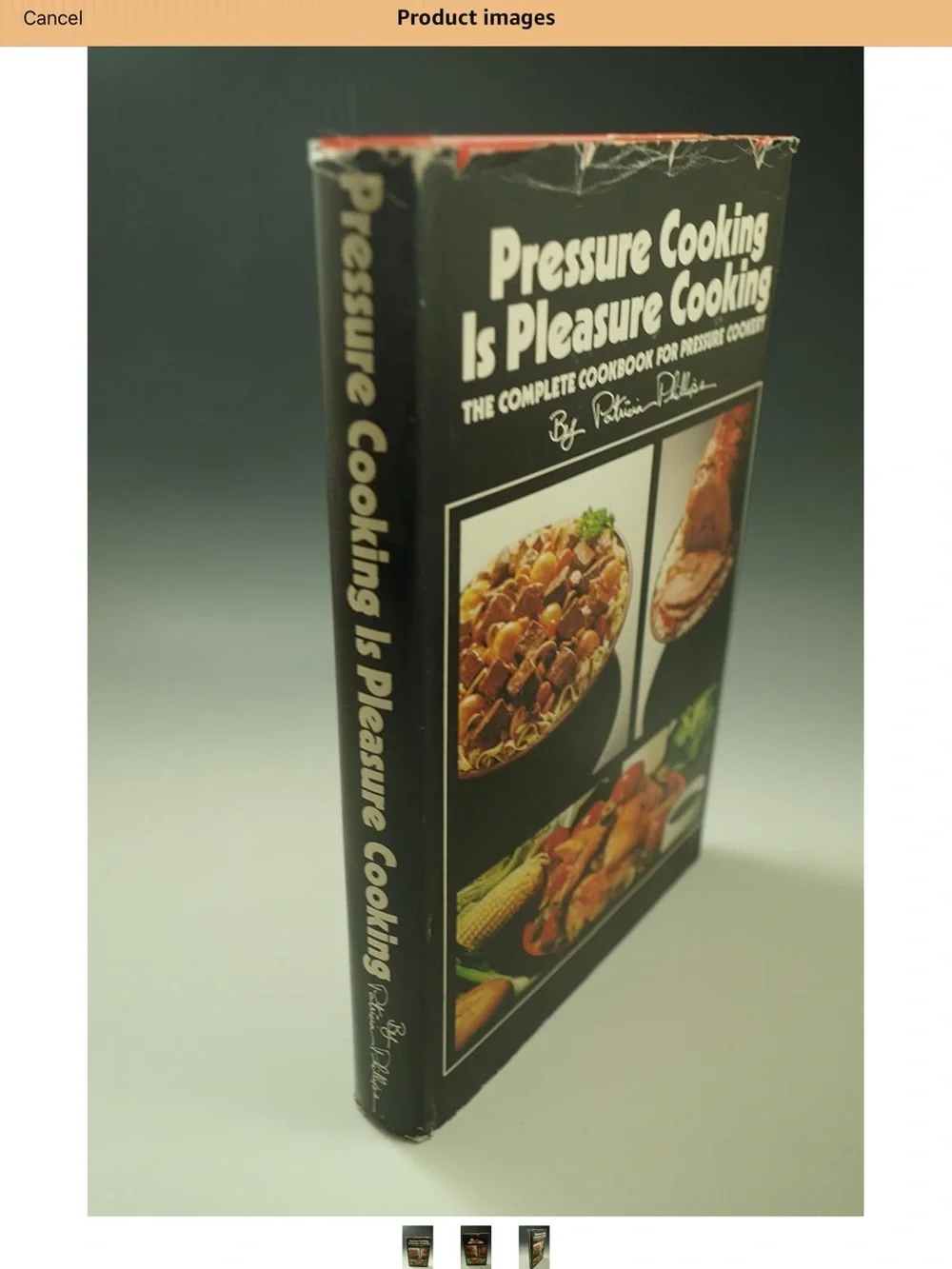 4/$20 Vintage Pressure Cooking Is Pleasure Cooking Hardcover Cookbook