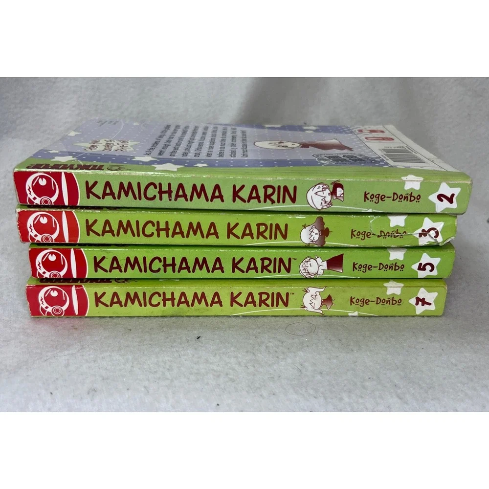 Kamichama Karin TokyoPop Books English Manga Lot Volumes 2, 3,‎ 5, & 7