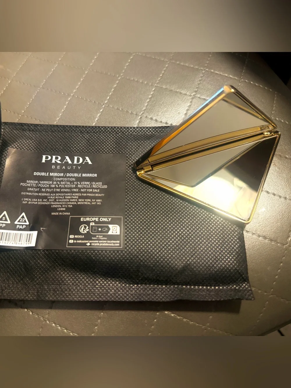 Prada sleek triangular