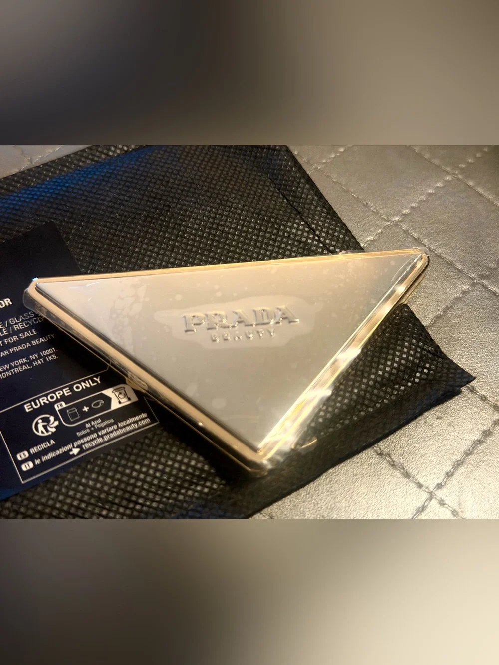 Prada sleek triangular