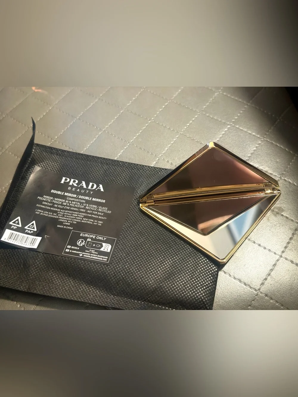 Prada sleek triangular