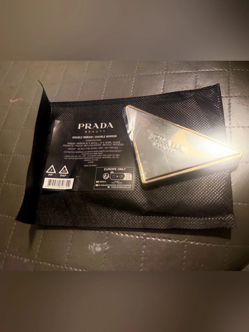 Prada sleek triangular