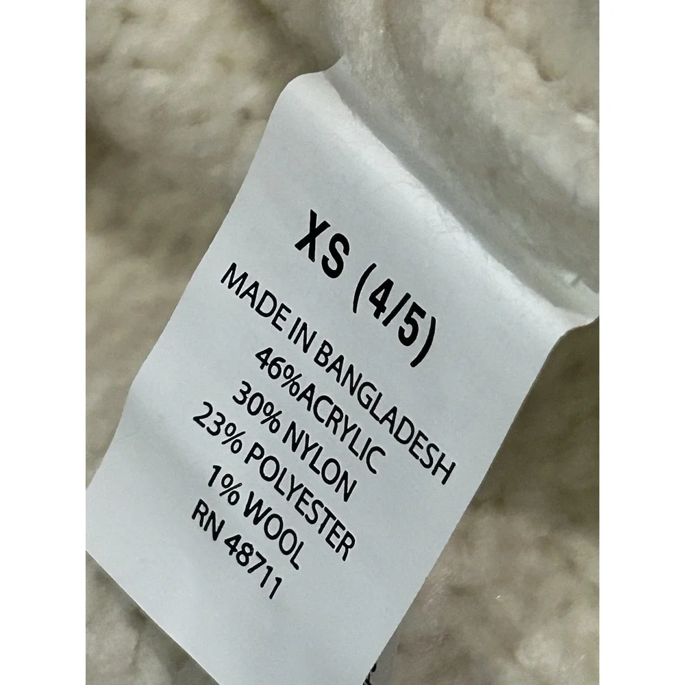 Falls Creek‎ Fair Isle Sweater Wool Blend Yoke Size 4/5 NEW