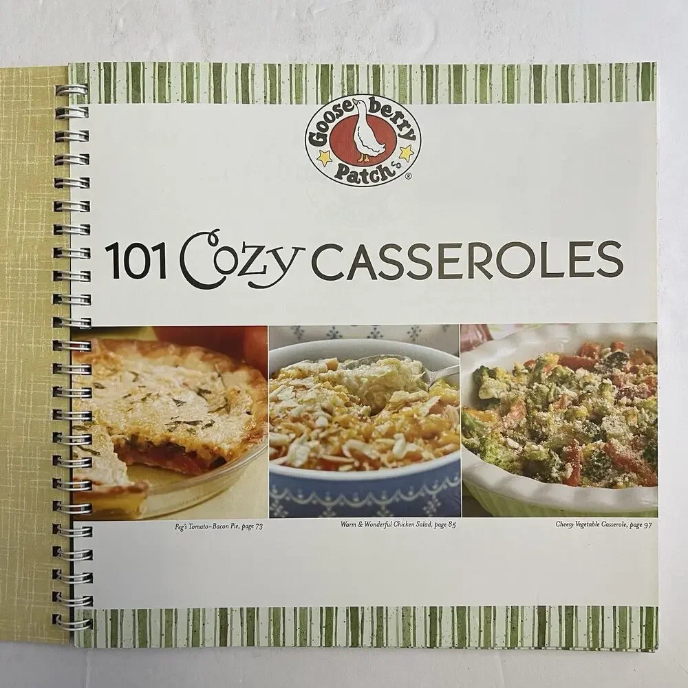 101 Easy Everyday Recipes And 101 Cozy Casseroles by Gooseberry Patch Set Of 2