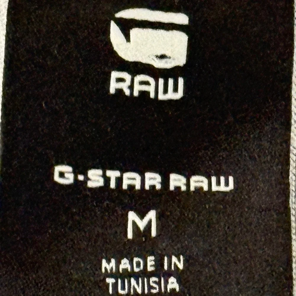 G-Star RAW T-Shirt White Logo Slim Fit Short Sleeve Top Kids Boys‎ Medium