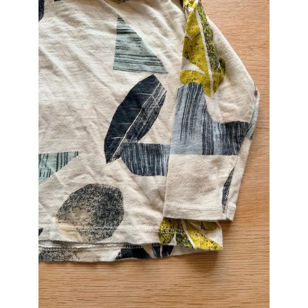 Zara Baby Long Sleeve Leaf Print Shirt (18-24M)