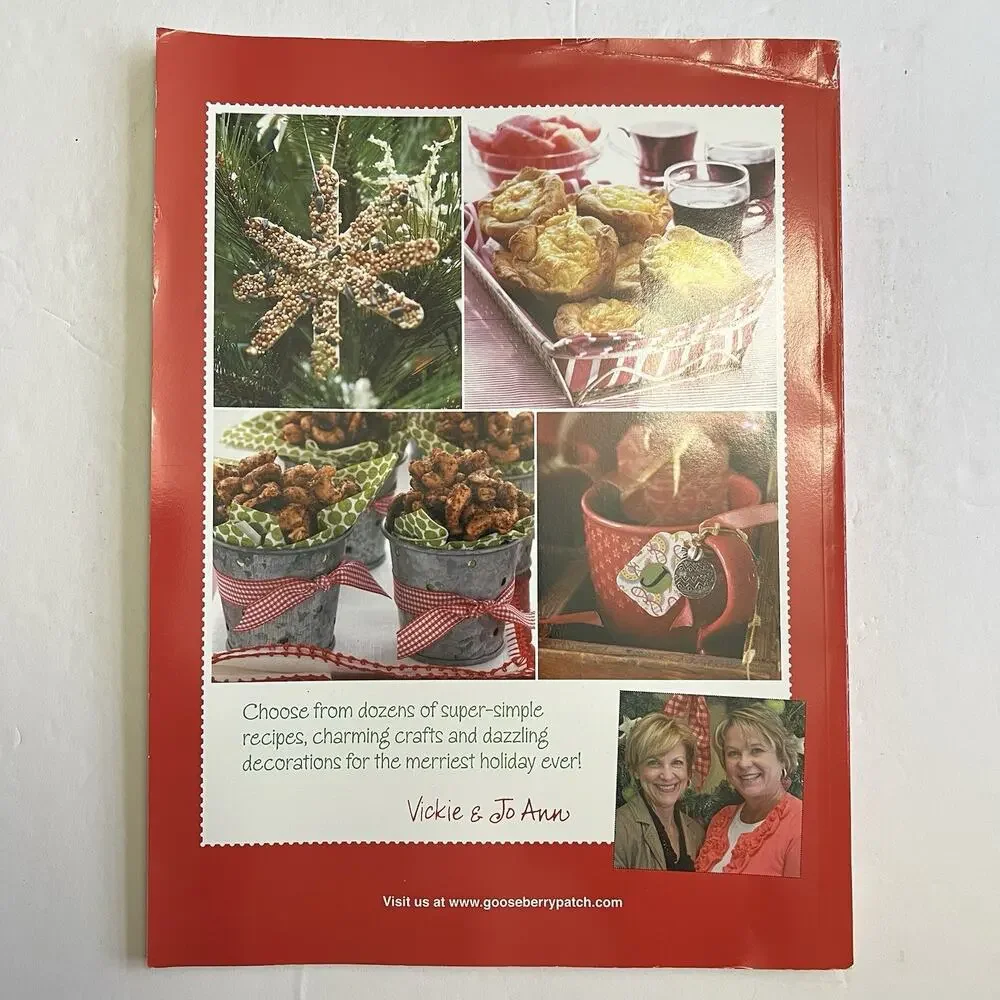 Set Christmas Gooseberry Patch Books Recipes Decorating Festive Projects