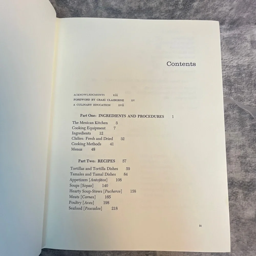 The Cuisines of Mexico Diana Kennedy Hardcover Cookbook Authentic Recipes DJ