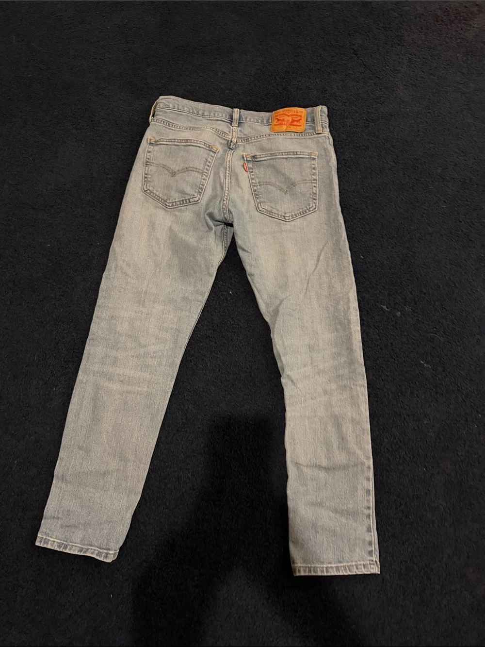 Levi's Men’s Skinny Jeans in Light Blue Wash