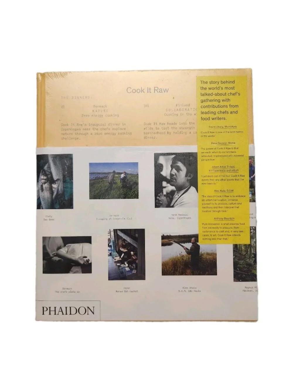 Cook It Raw Hardcover Book Phaidon Worlds Great Chefs, Andrea