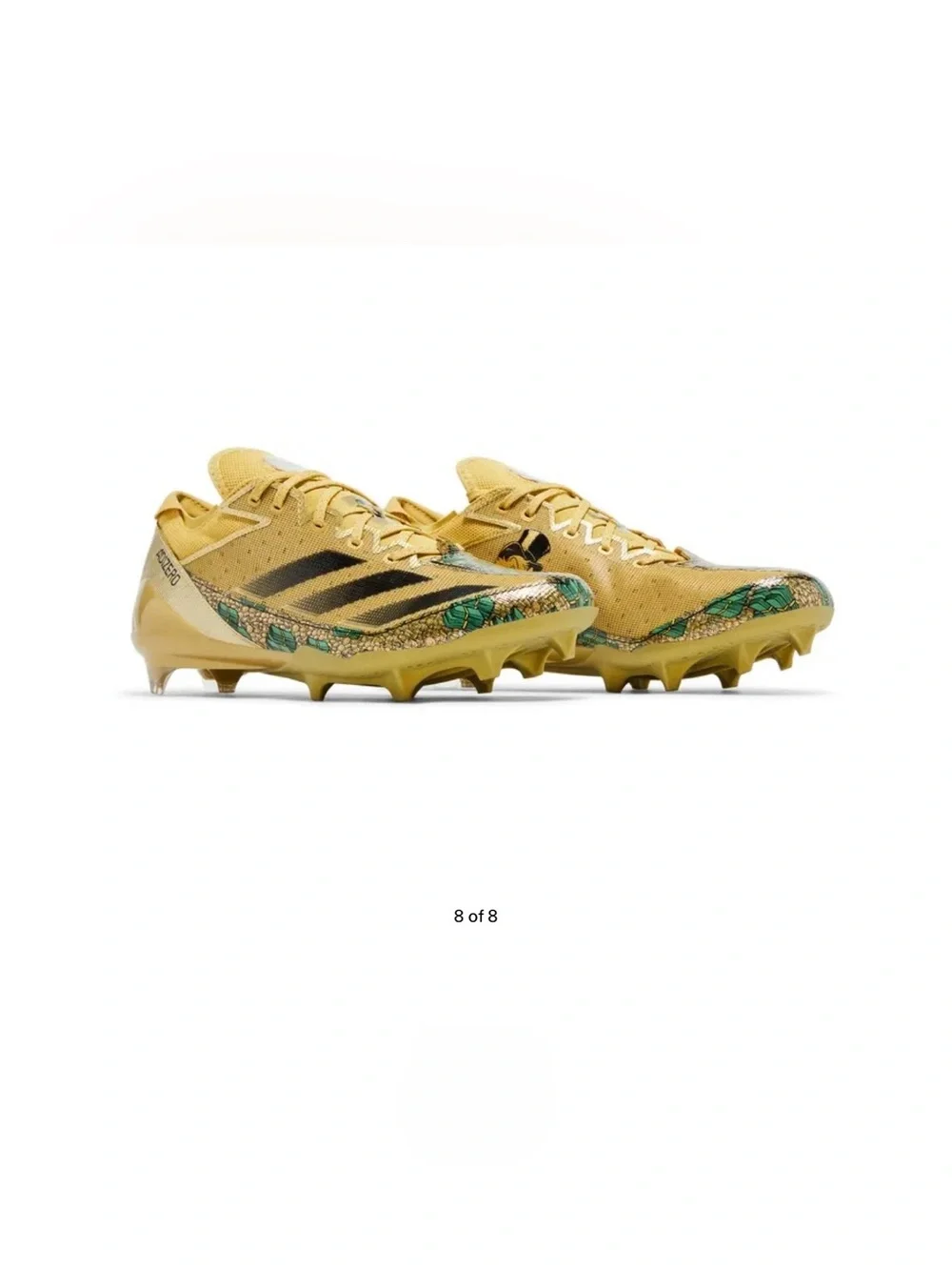 NEW Adidas Adizero Electric Disney Football Cleats Men’s Scrooge McDuck Money 13
