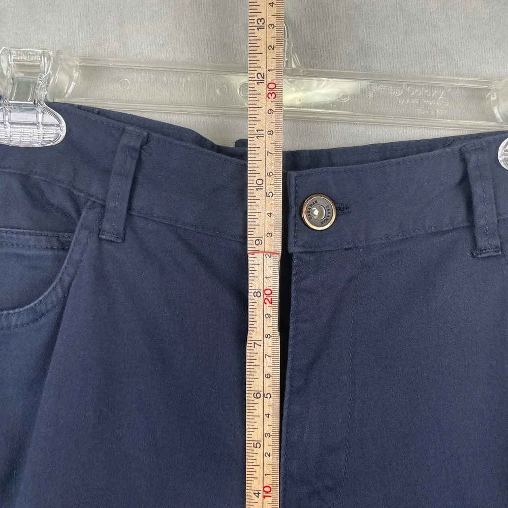 Zara Man Basic Collection Navy Blue Slim Fit Classic Chino Tailored Pants Men 34