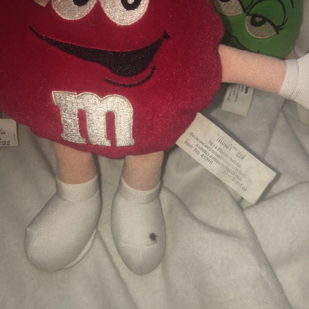 5 plush vintage collectible stuffed M&M characters‎ Mars Candy Co