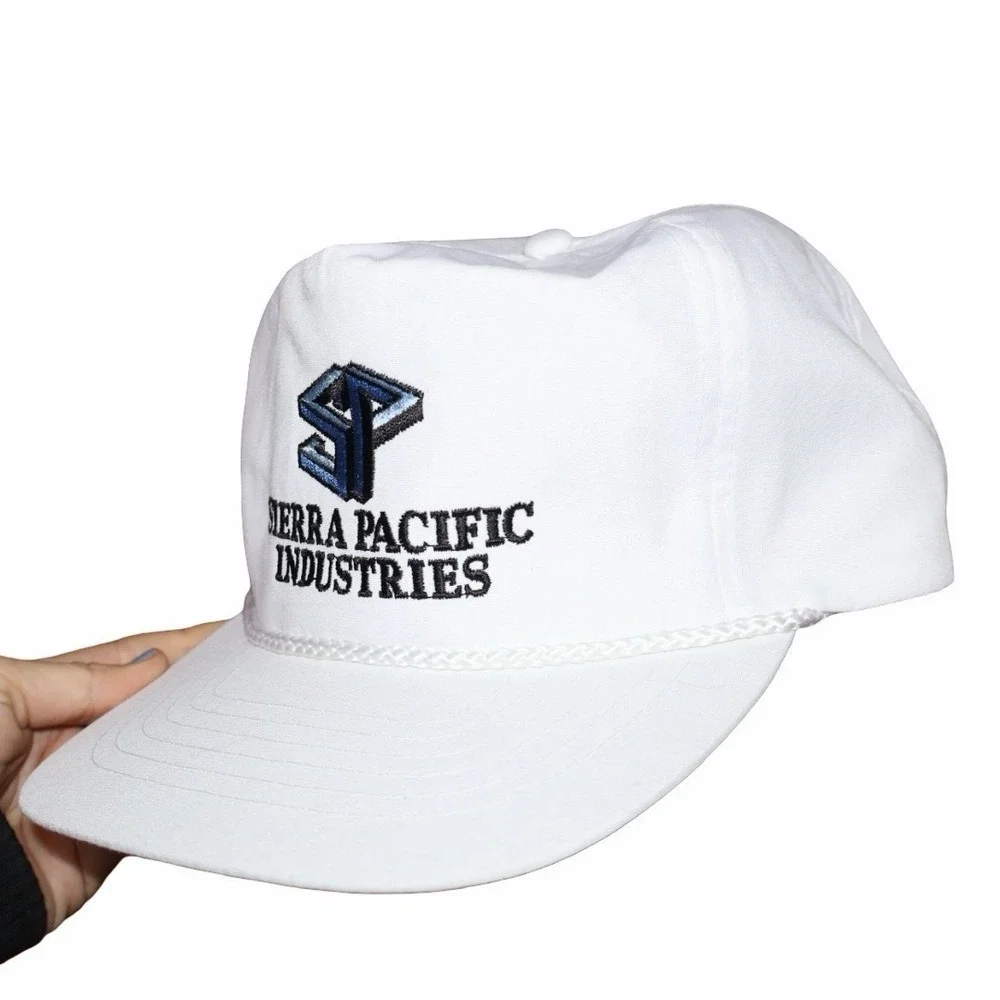 vintage white trucker hat‎ Sierra Pacific Industries. Rope Brim