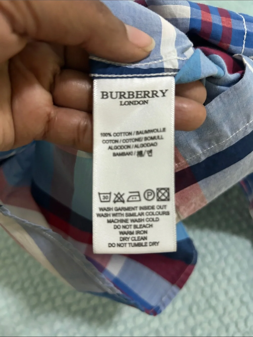 Burberry lightweight cotton