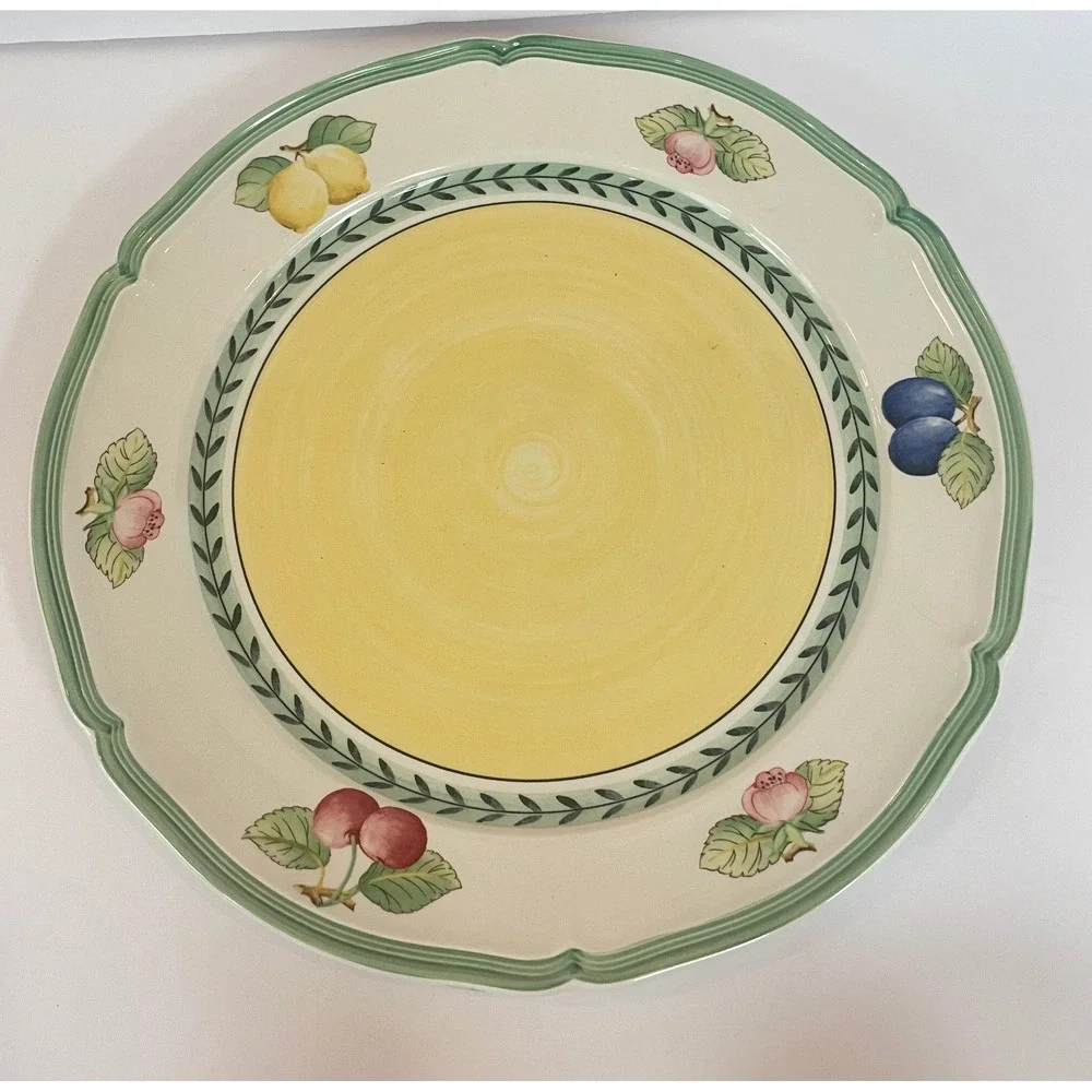 Villeroy & Boch French Garden‎ Fleurence Chop Plate Round Platter 12.25