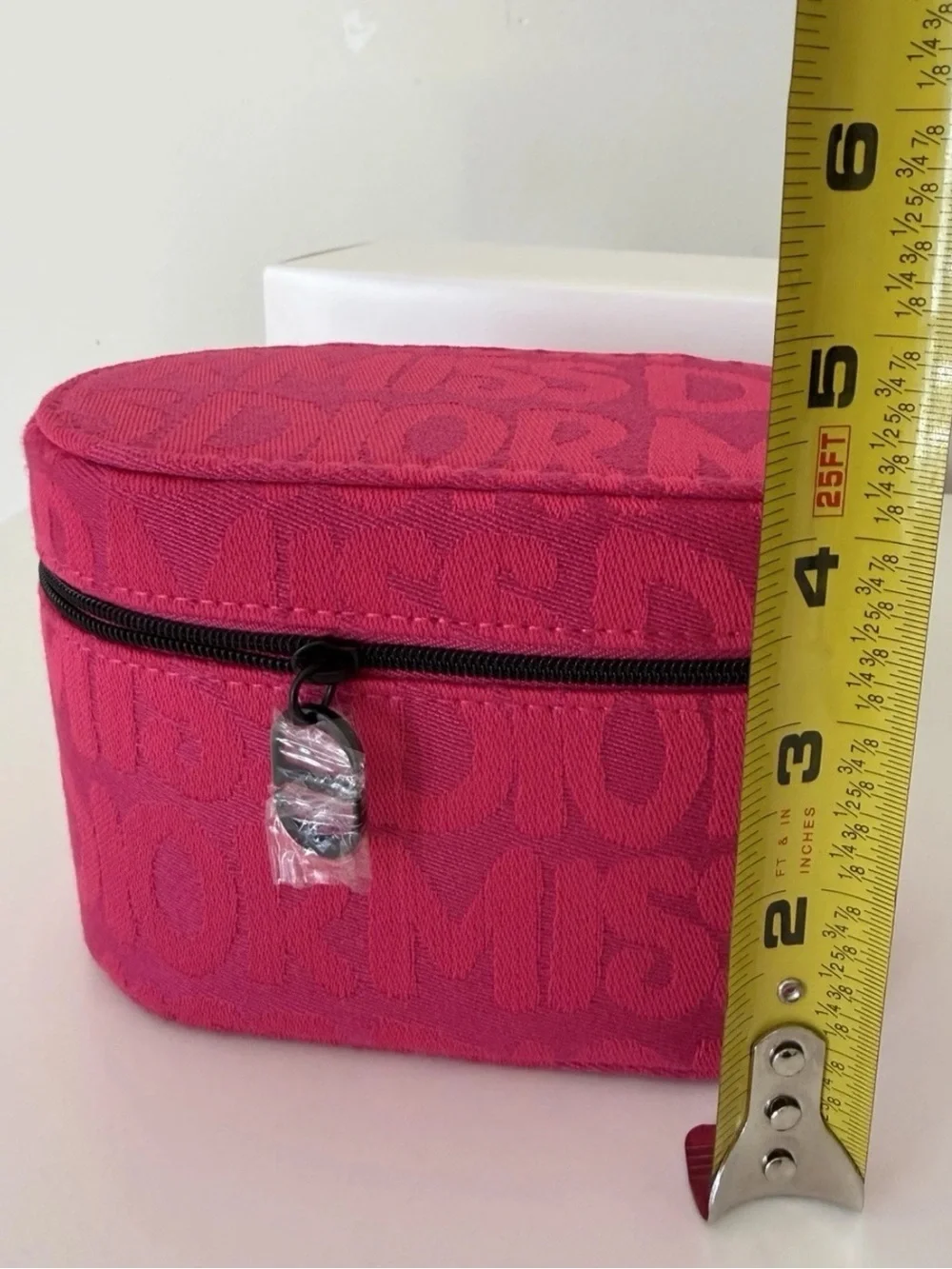 Christian Dior Cosmetic Makeup Bag Zip Case Travel Pouch NWT with box