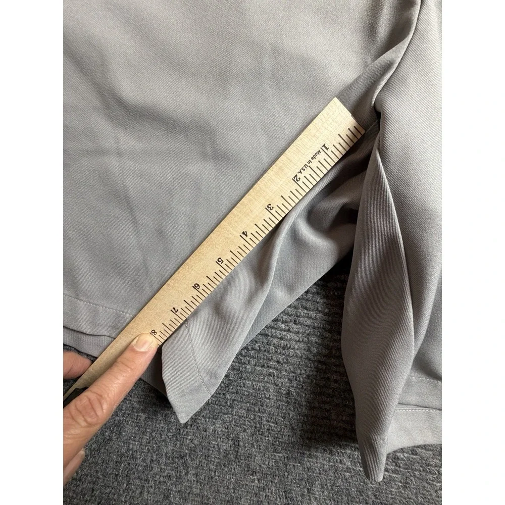 GRANDSLAM Men's Gray Flat Front‎ Golf Shorts Size 36 Preppy Classic