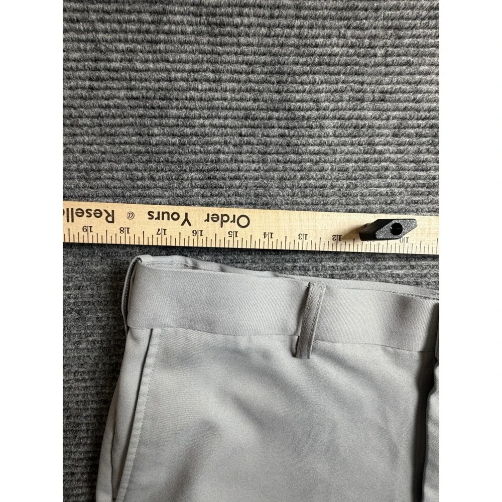 GRANDSLAM Men's Gray Flat Front‎ Golf Shorts Size 36 Preppy Classic