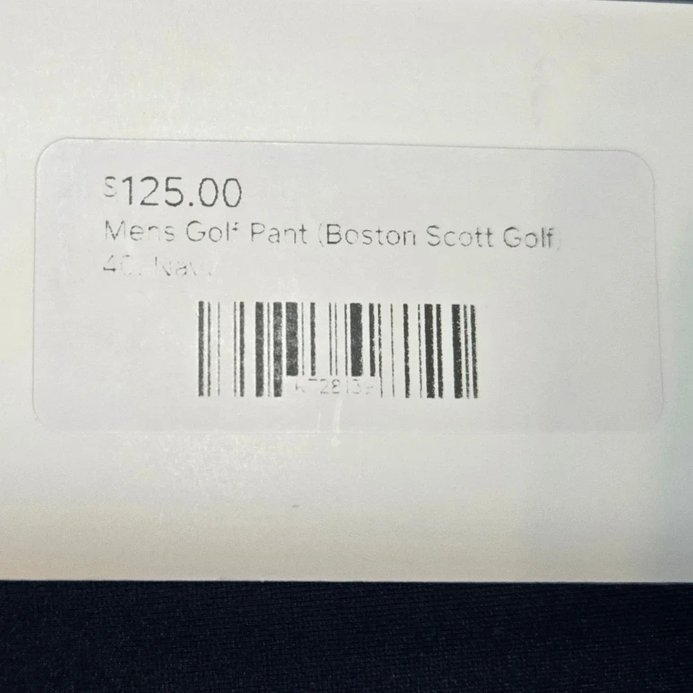 Boston Scott Golf Apparel men navy