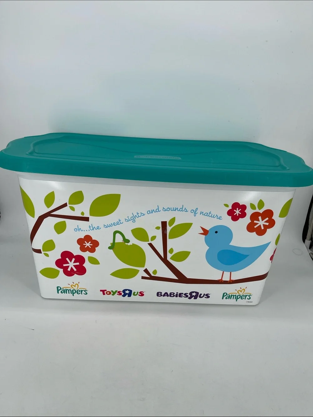 Rubbermaid Vintage Limited Edition Pampers Diaper Toys “R” Us Babies “R” Us Tote