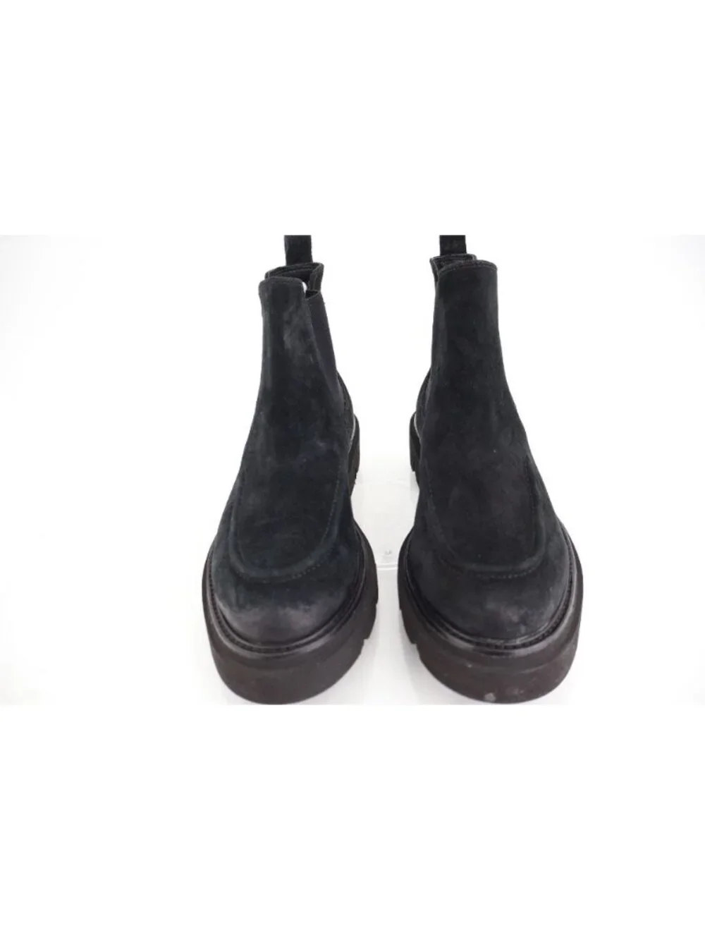 Sofft Womens Samira Ankle Boots Booties Chelsea Pull On Black Suede Size 7M