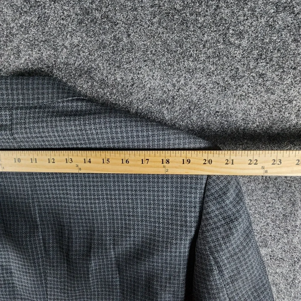 Dario di Napoli Gray Houndstooth Tweed 100% Wool Blazer‎ Sport Coat Jacket 46L