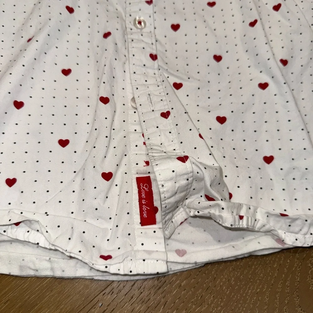 Denim & Flower heart front