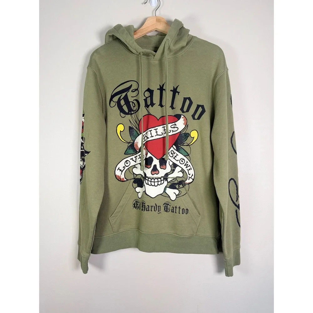 Ed Hardy doubled olive