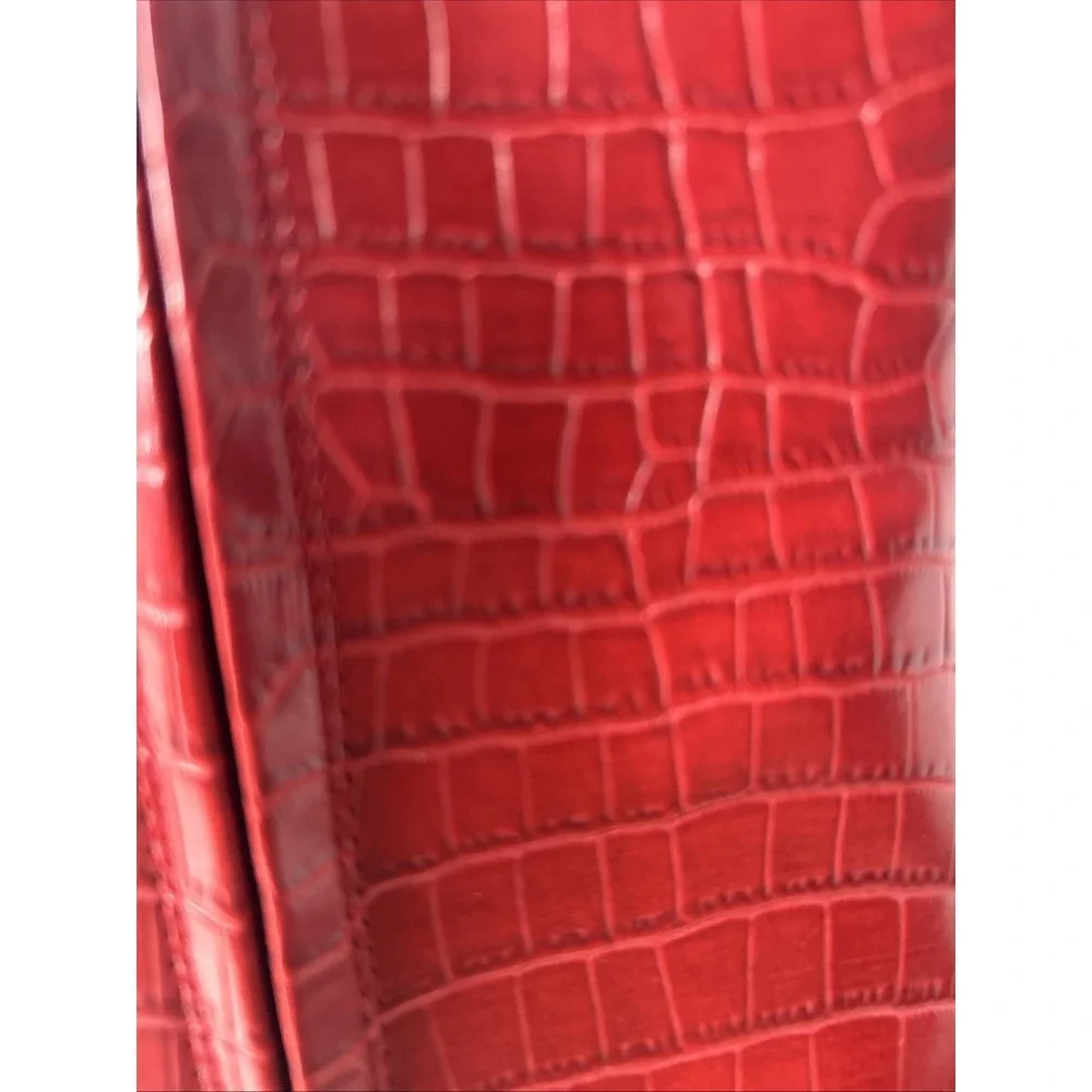 SAM EDELMAN 'Olie' Spiced Red Croc‎ Bootie size 9