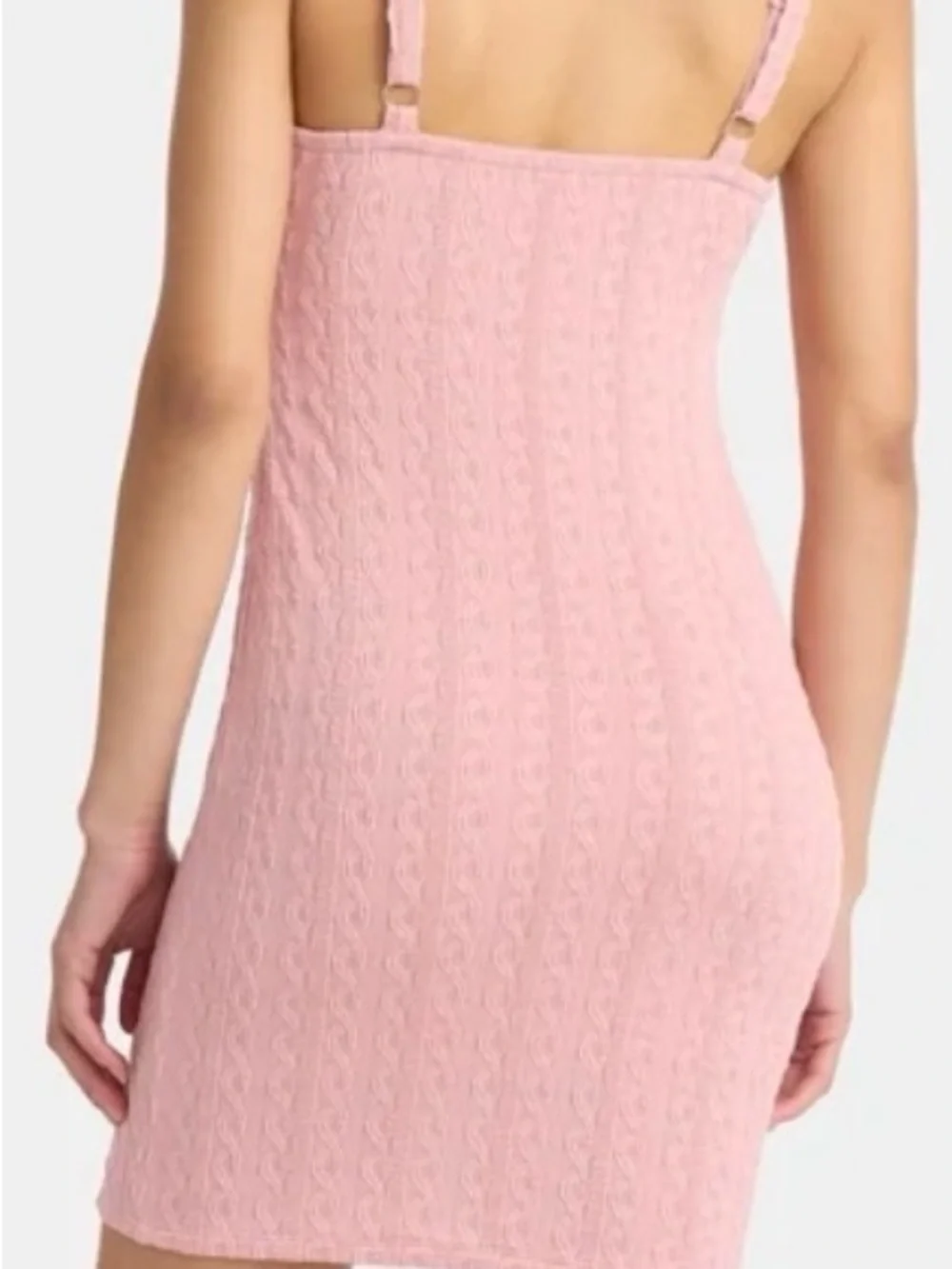 NEW Cable Knit Mini Dress with Lace Trim Size XXL 20