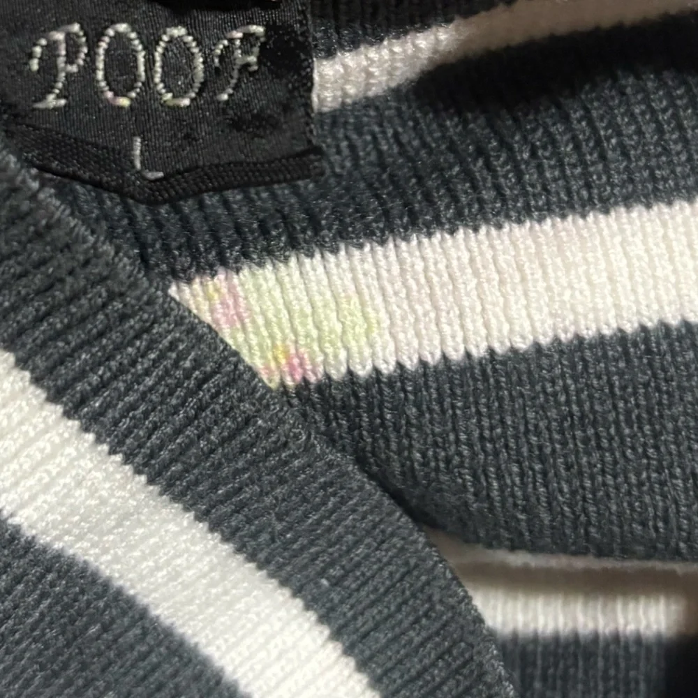 Poof! poof striped
