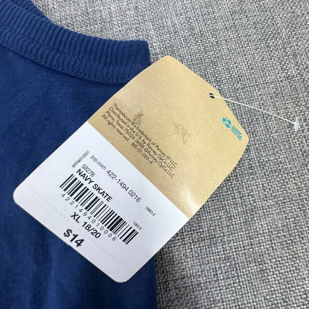 NEW Juniors ThereAbouts Shirt Blue XL 18/20 