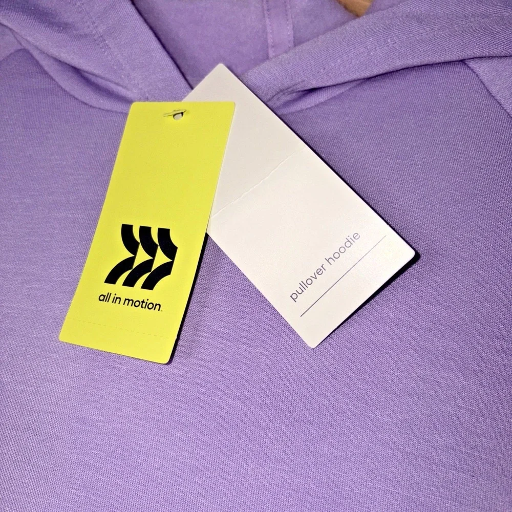 All In Motion Pullover Hoodie in Lavender - Girls XL (14)