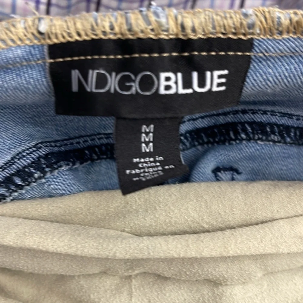 INDIGO BLUE MATERNITY PANTS SIZE MEDIUM