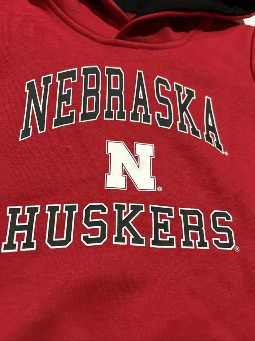 NEW Nebraska Cornhuskers Colosseum Athletics Hoodie Hooded Sweatshirt Boys 3T