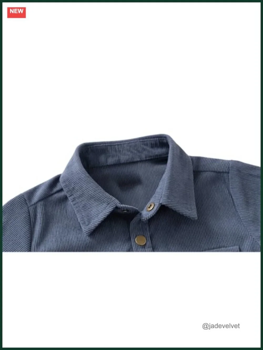 Toddler Boys Corduroy Button Down Long Sleeve Shacket with Pockets